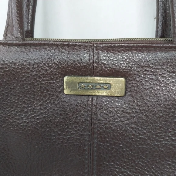 Vintage Y2K 2000’s Faded Glory Crossbody Bag Purse Brown Faux Leather 90s Iconic - Picture 3 of 14